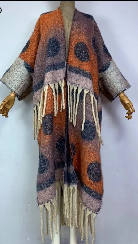 Print Winter Cover Up
