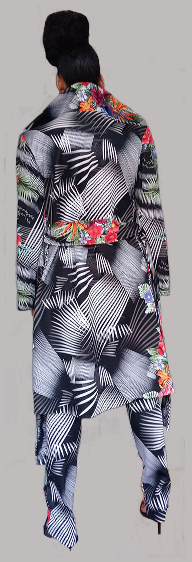 Copy Blossom Floral Print Suit Set
