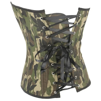 Get the Perfect Fit with Our Sexy Camouflage Steampunk Corset