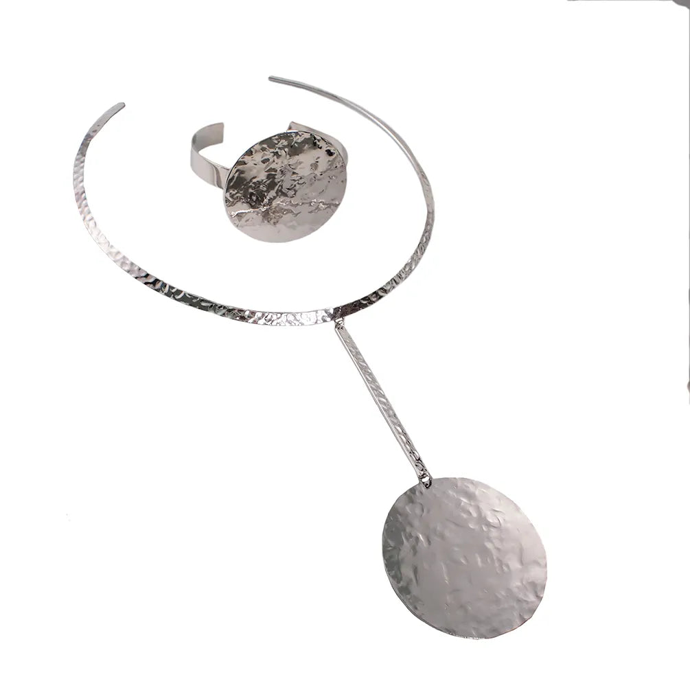 Choker  Necklace Bracelet Set