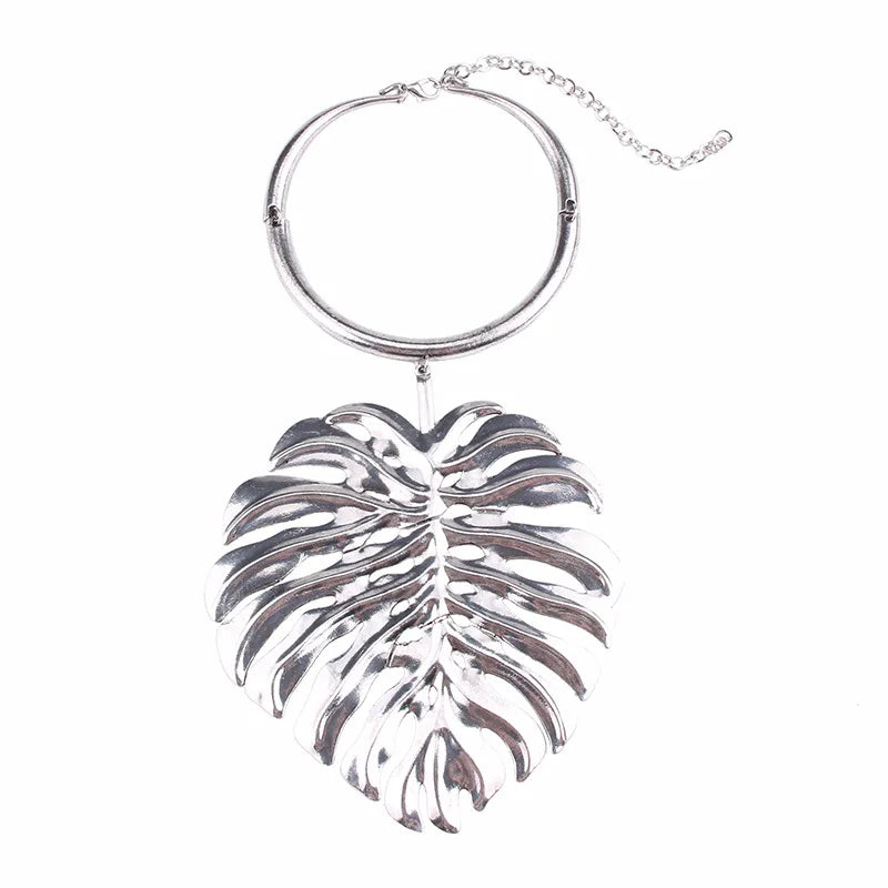 Big Leaf Pendant  Necklace