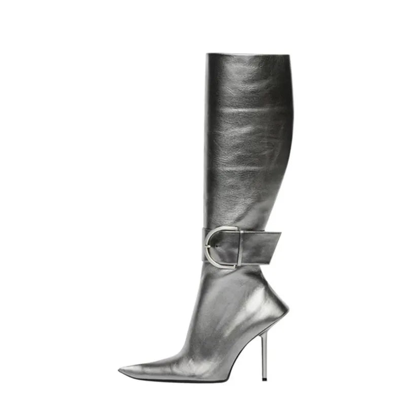 Sexy Elegant   Women's Pointed Toe Stiletto Boots