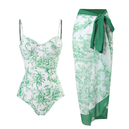 Get Ready for Summer with Our Floral Ruffle Bikini Set